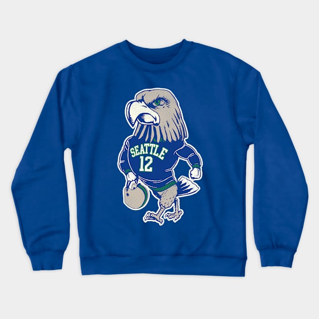 Seattle Mascot Crewneck Sweatshirt by darklordpug